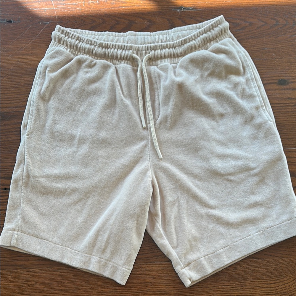 Men's Topman Cream Shorts - never worn